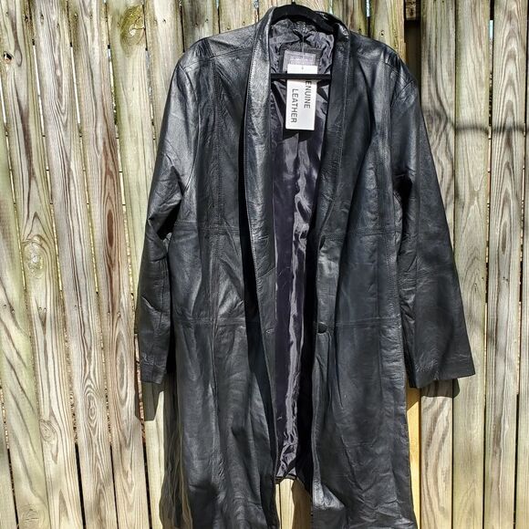 Black Leather Jacket  - Picture 1 of 11